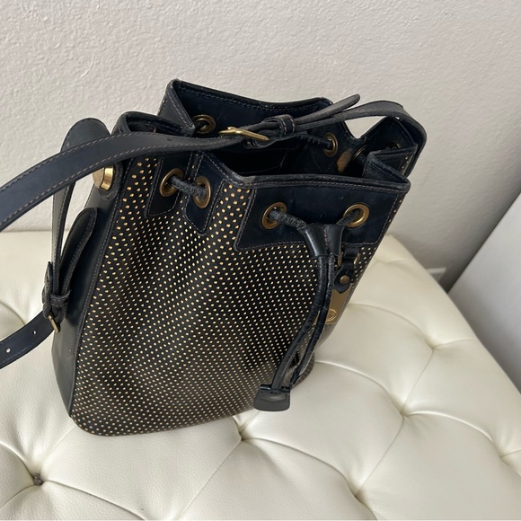 Black and Gold Bucket Bag - Picture 5 of 8